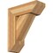Ekena Millwork Traditional Slat Rough Sawn Bracket w/ Offset Brace, Western Red Cedar, 8"W x 22"D x 26"H BKT0806X22X26TRA06RWR - alternate 1